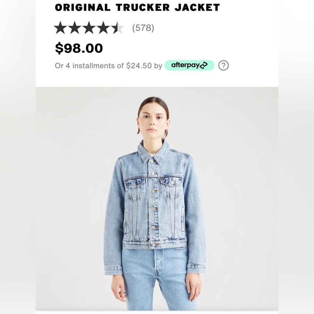 Levi’s Trucker Denim Jacket size S